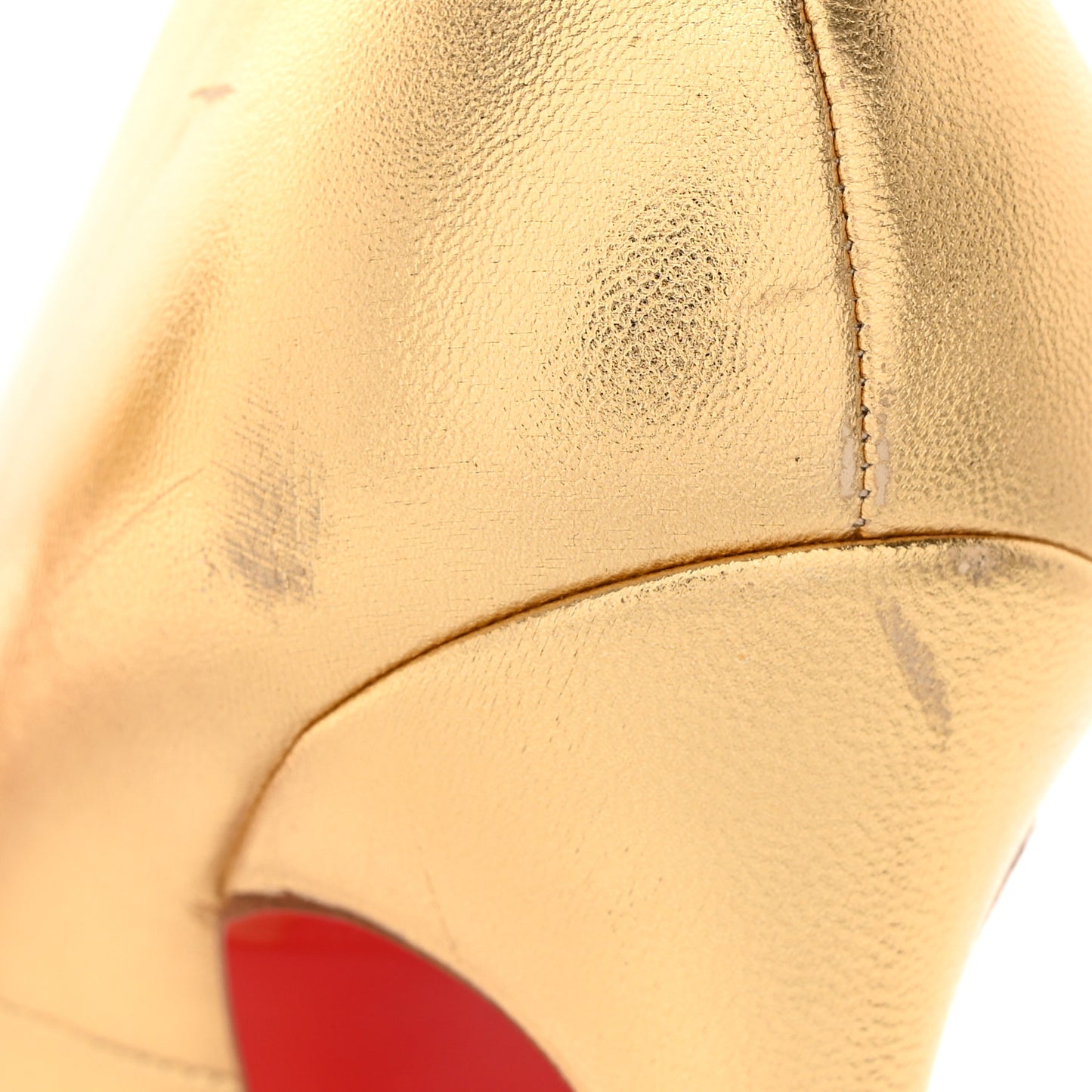 Metallic Calfskin So Kate 120 Pumps 39.5 Gold