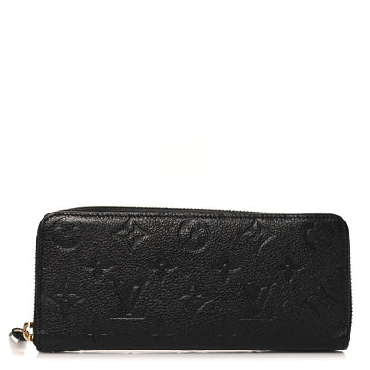 Louis Vuitton Empreinte Clemence Wallet Black 1 of 7