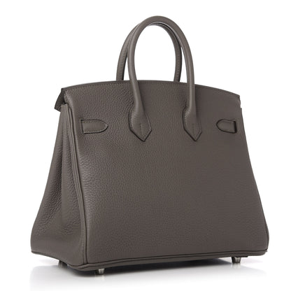 Hermes Togo Birkin 25 Etain 3 of 11