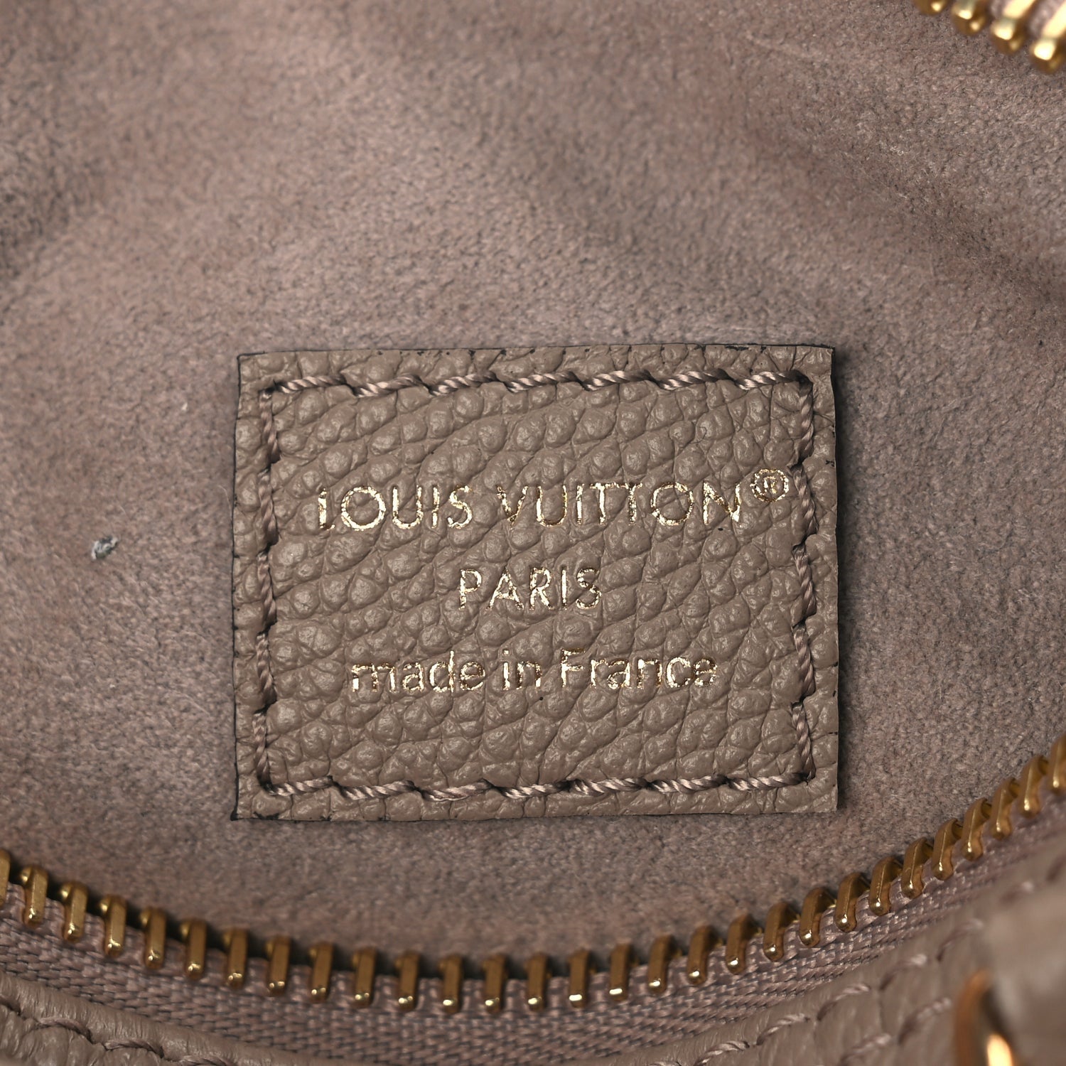 Louis Vuitton Empreinte Monogram Giant Nano Speedy  Tourterelle Creme 5 of 8