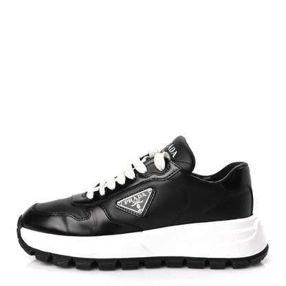 Prada Re-Nylon Spazzolato Triangle Logo Womens Prax 01 45mm Sneakers 36.5  Black 1 of 9