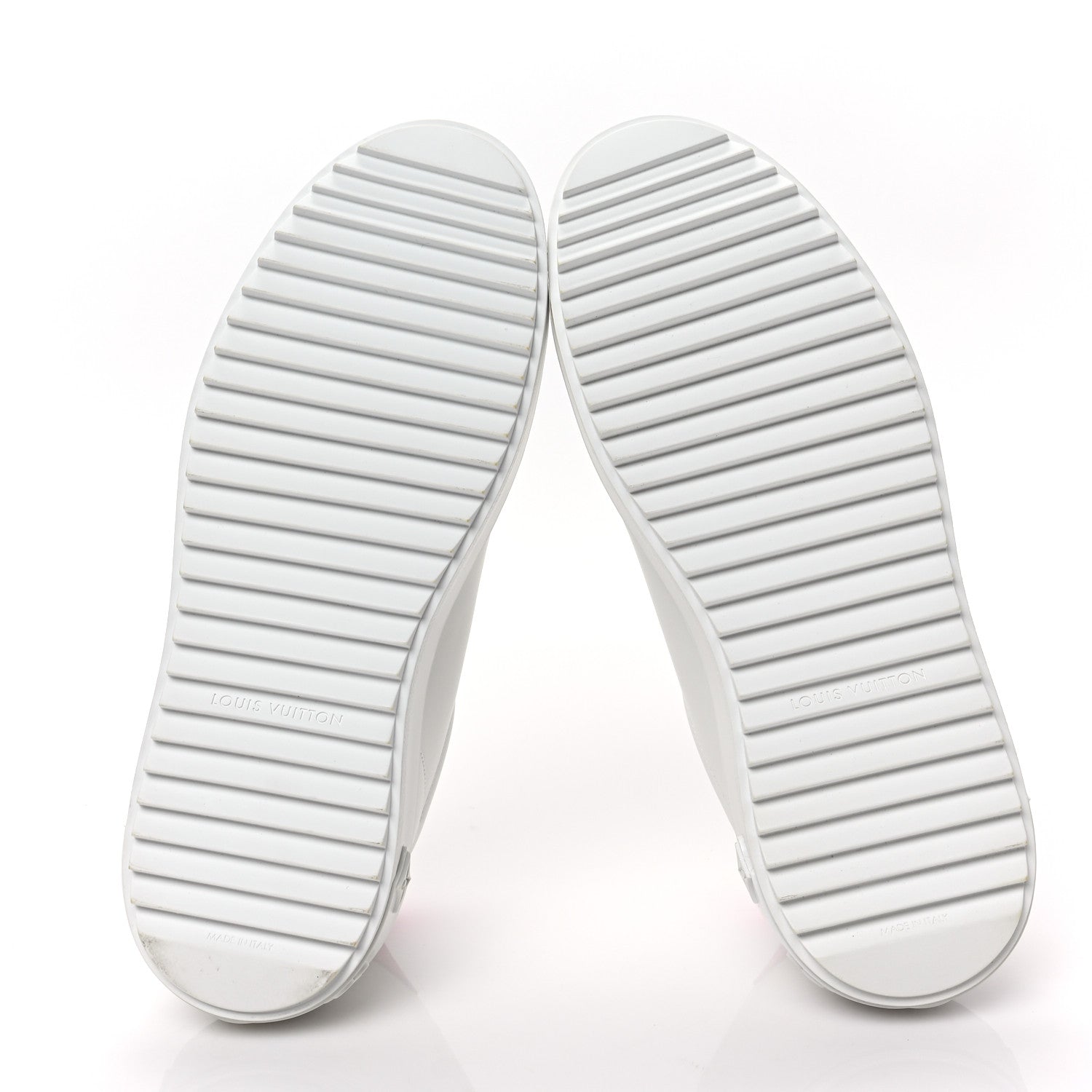 Louis Vuitton Monogram Time Out Sneakers 38.5 White Pink 5 of 8