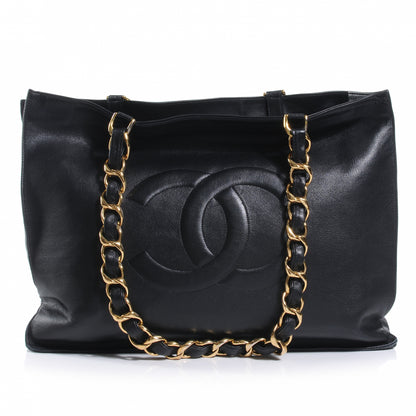 Chanel Lambskin Jumbo Shoulder Bag Black 1 of 8