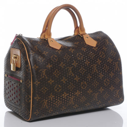 Louis Vuitton Monogram Perforated Speedy 30 Fuchsia 3 of 7