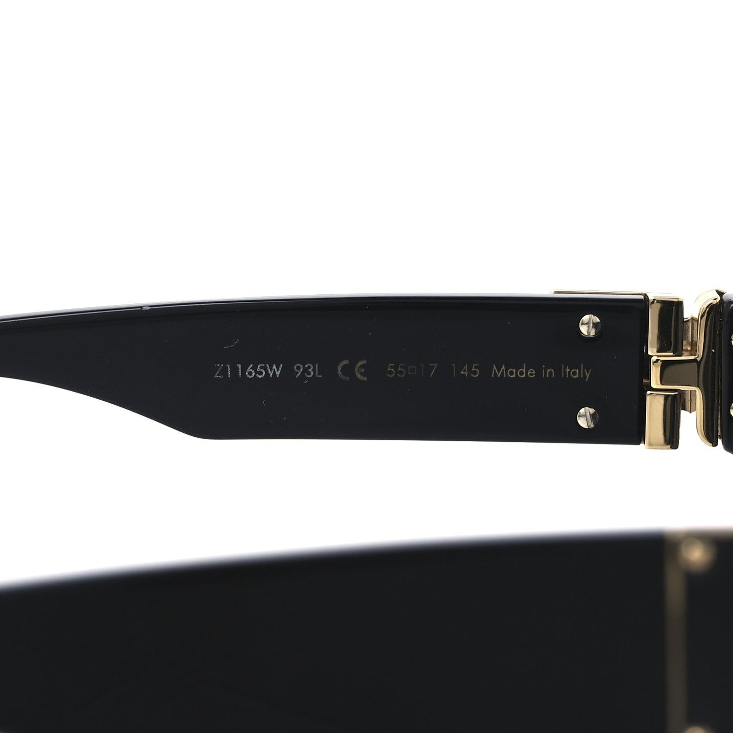 Acetate 1.1 Millionaires Sunglasses Z1165W Black