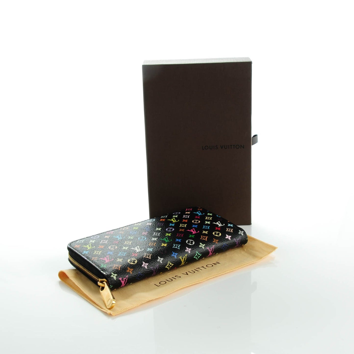 Monogram Multicolor Zippy Wallet Black Grenade