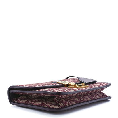 Christian Dior Oblique DiorAddict Flap Bag Burgundy 4 of 12