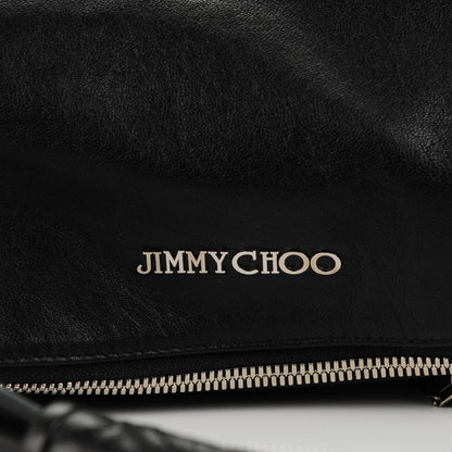 Jimmy Choo Lambskin Large Blake Boho Biker Bag Black 5 of 8