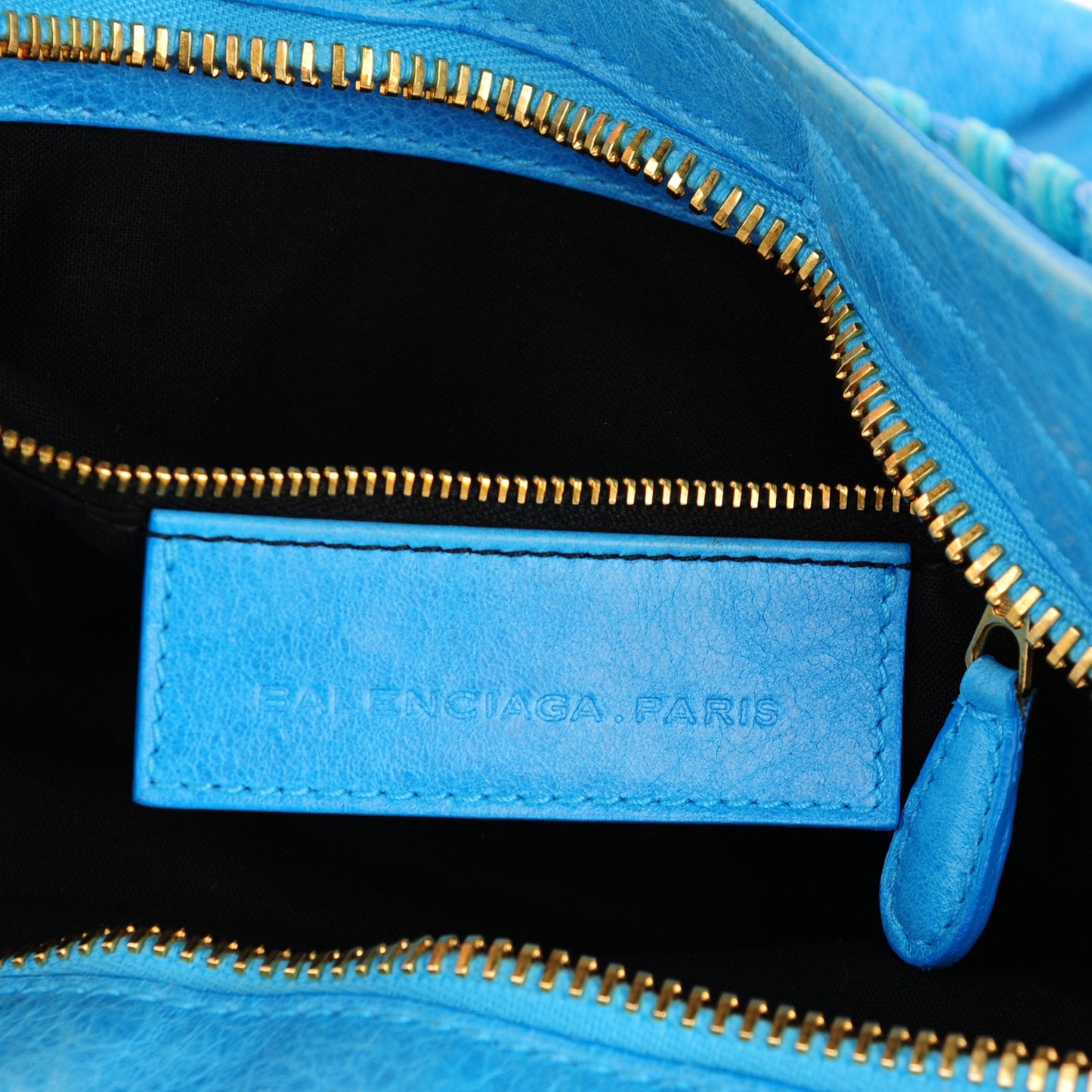 Agneau Giant 21 Gold Hardware Part Time Sky Blue