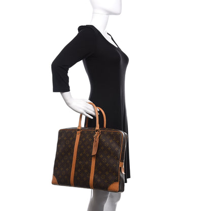 Louis Vuitton Monogram Porte-Documents Voyage Briefcase 2 of 13