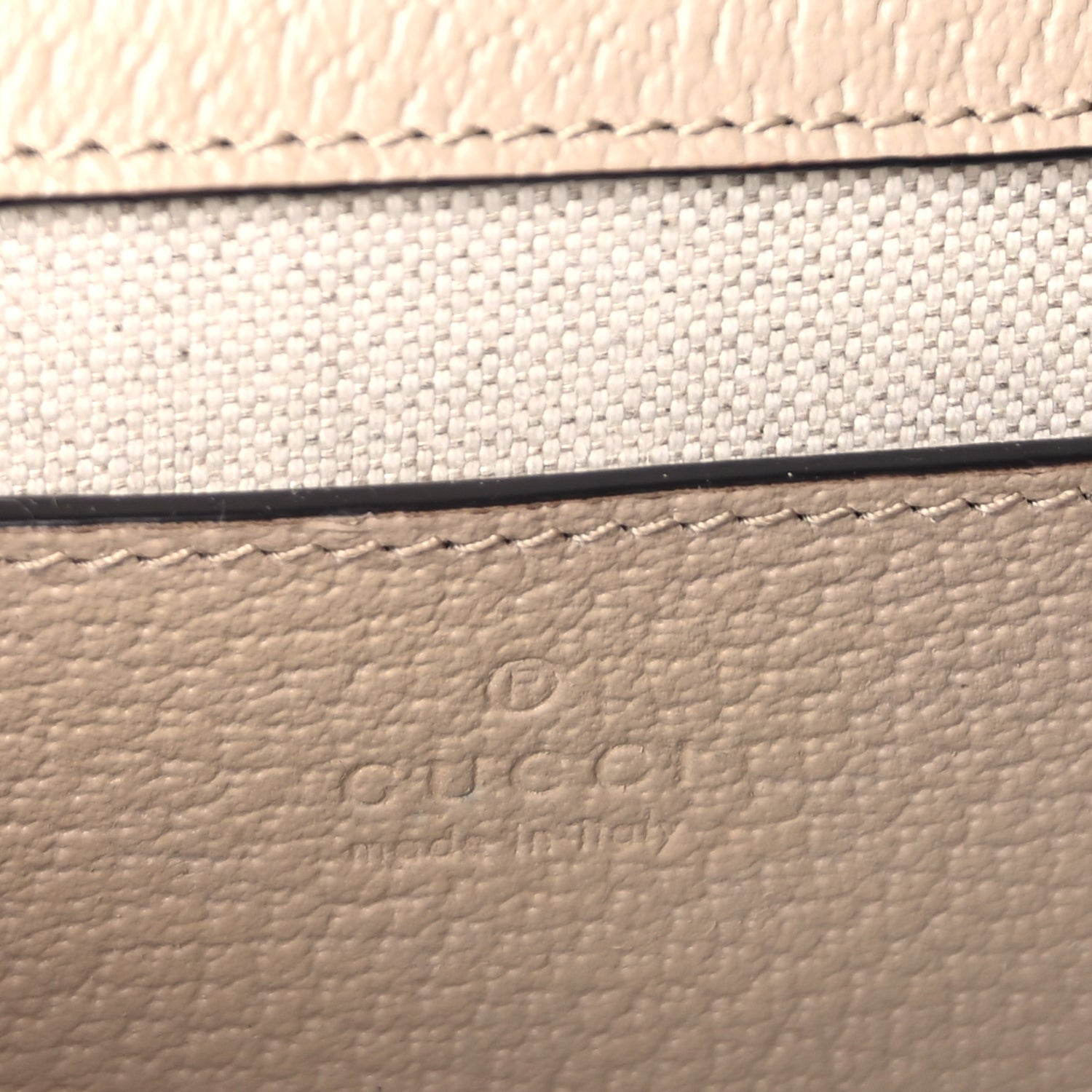 Gucci GG Supreme Monogram Textured Dollar Calfskin Web Mini Ophidia Padlock Top Handle Chain Shoulder Bag Beige Mystic White Oatmeal 6 of 10