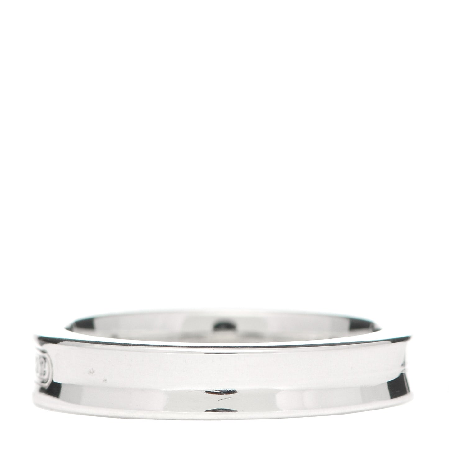 Sterling Silver Narrow 1837 Band Ring 49 5