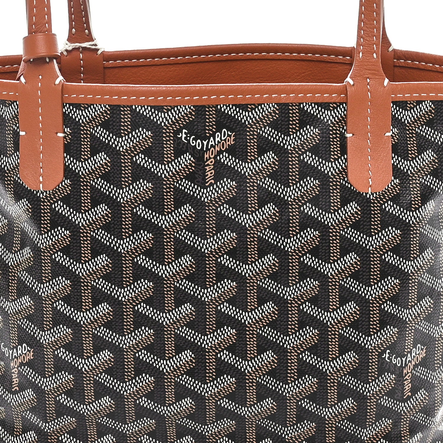 Goyard Goyardine Reversible Mini Anjou Black Gold 7 of 16