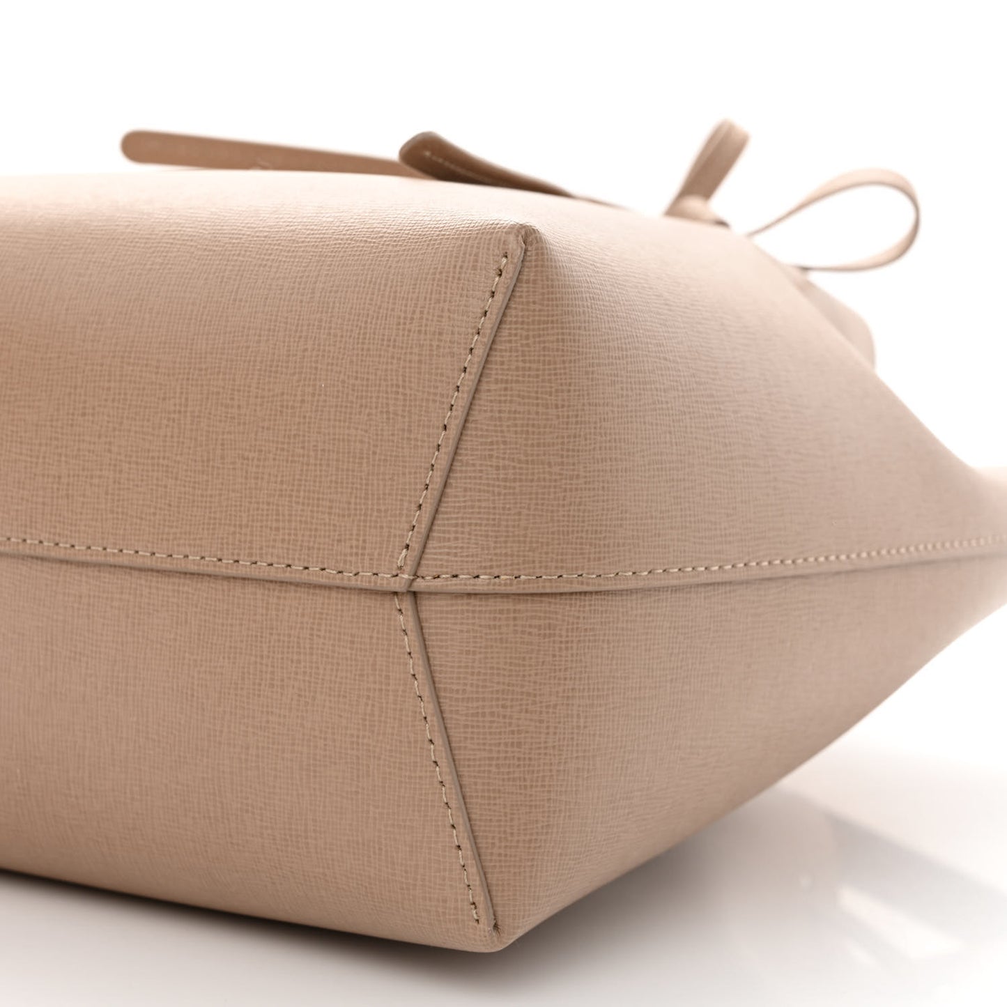 Saffiano Mini Bucket Bag Elefante