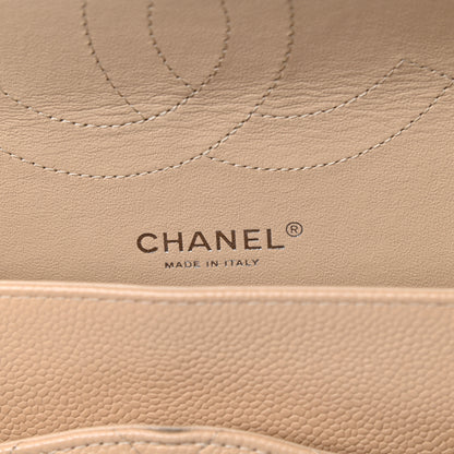 Chanel Caviar Quilted Jumbo Double Flap Light Beige 6 of 14