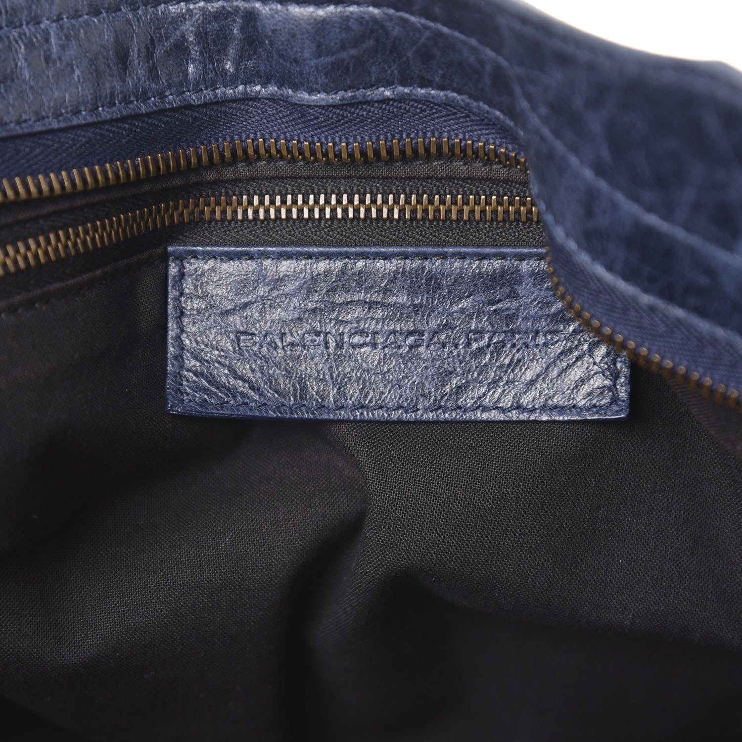 Balenciaga Agneau Classic Hardware Part Time Bleu Mineral 7 of 13