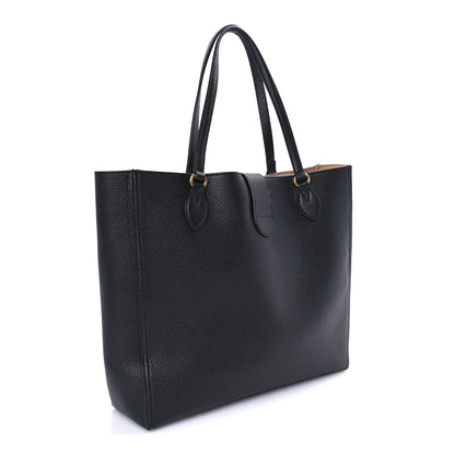 Gucci New Sakai Calfskin Lux Medium Dahlia Tote  Black 2 of 7