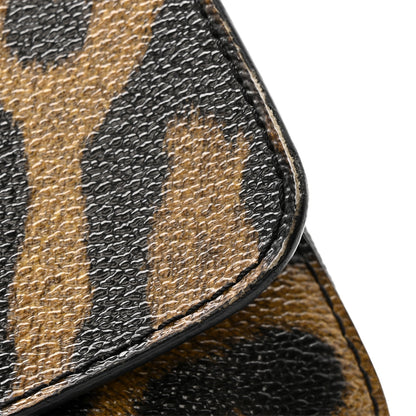 Louis Vuitton Calfskin Wild Animal Print Twist Shoulder Bag MM 10 of 13