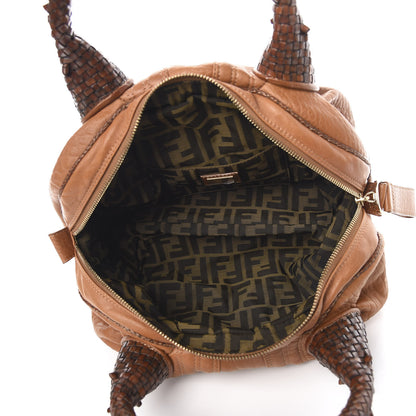 Fendi Nappa Nuvolata Spy Bowler Cognac 5 of 10