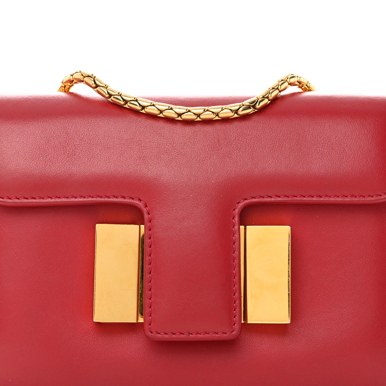 Tom Ford Calfskin Small Sienna Shoulder Bag Red 7 of 17