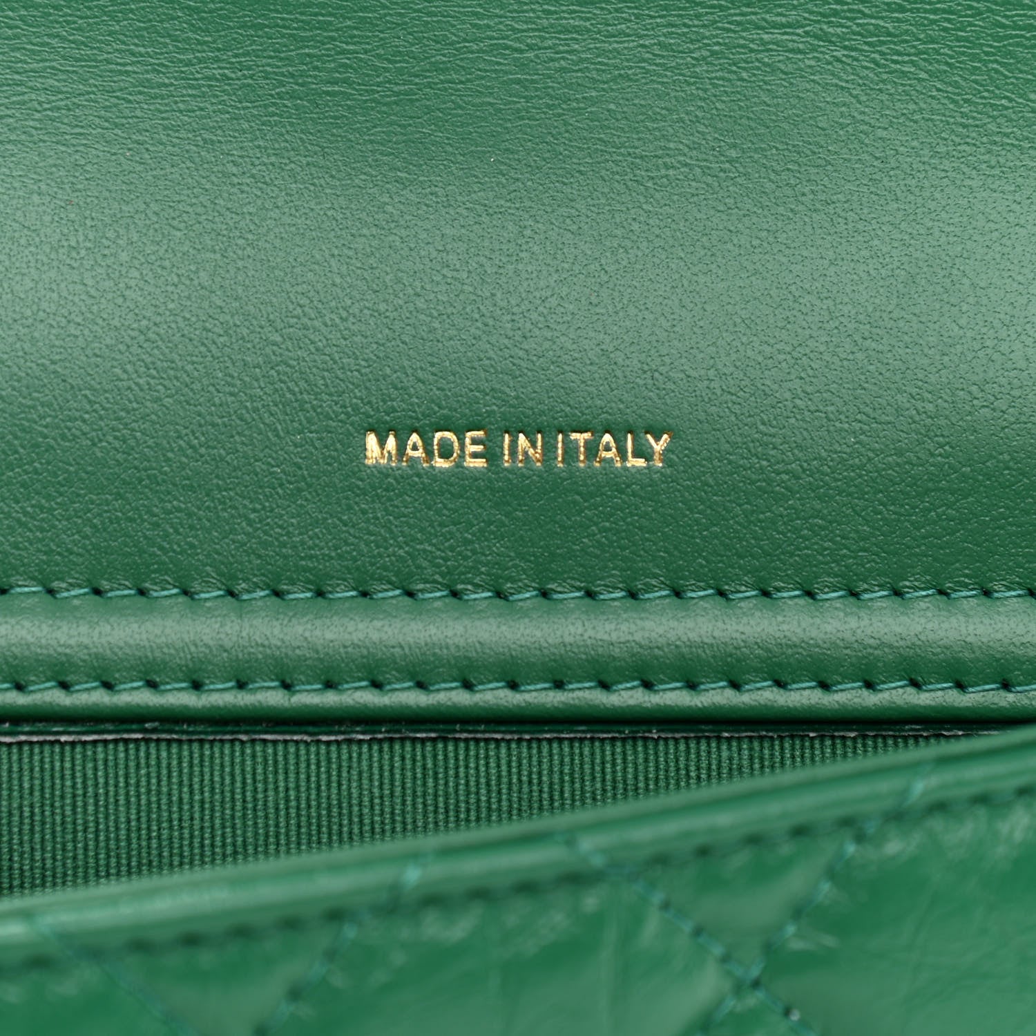 Chanel Aged Calfskin Quilted 2.55 Reissue Flap Pouch With Chain Green 8 of 13