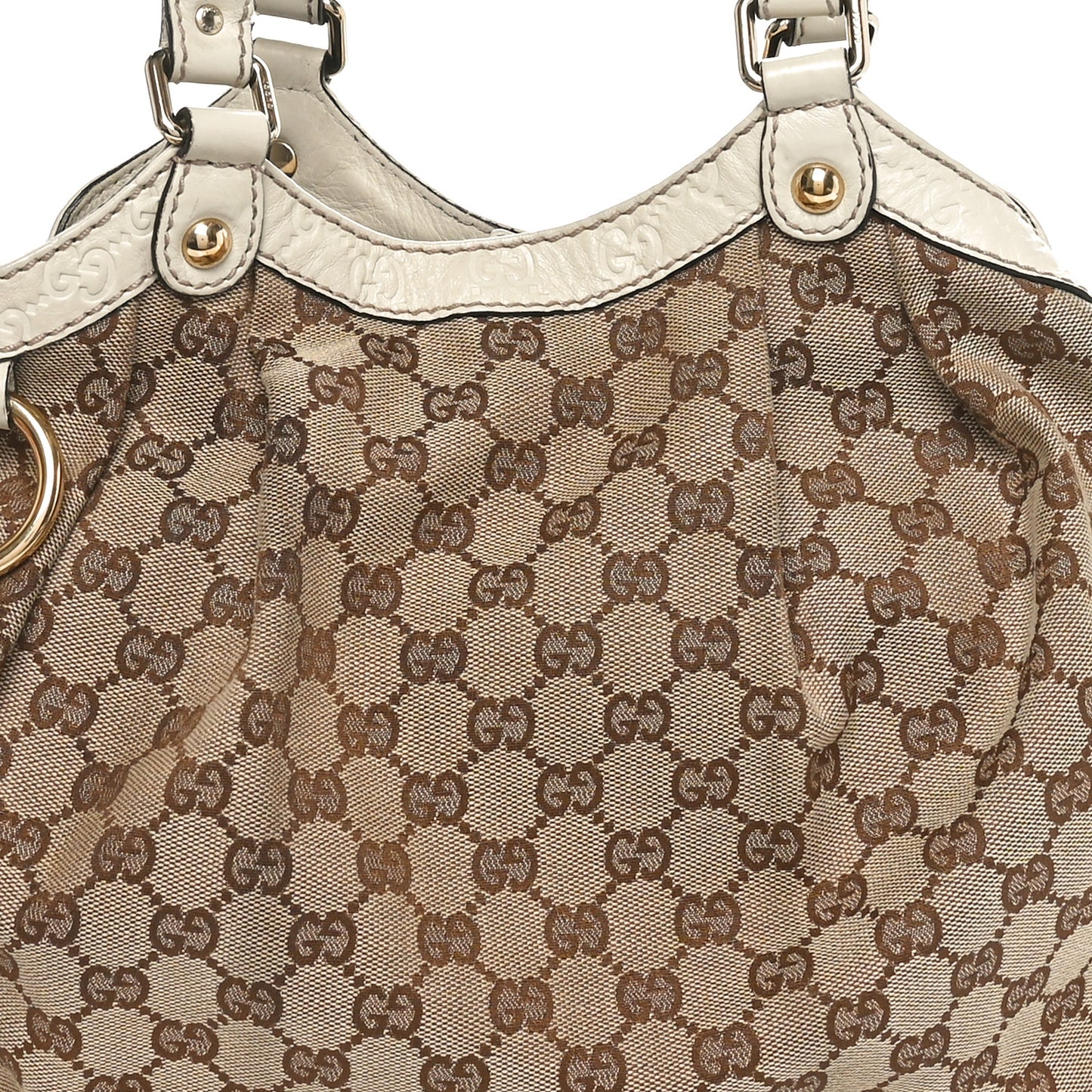 Monogram Medium Sukey Tote Off White