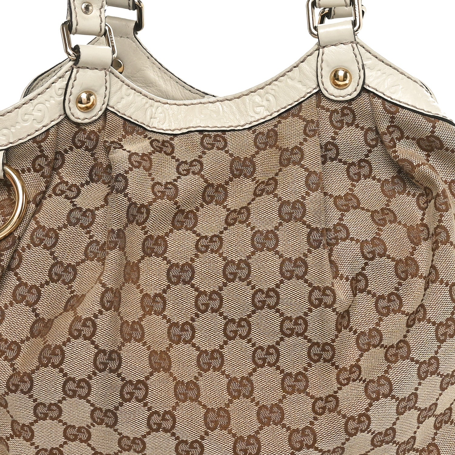 Gucci Monogram Medium Sukey Tote Off White 8 of 14
