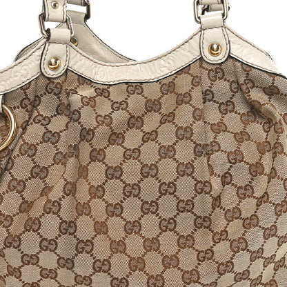 Gucci Monogram Medium Sukey Tote Off White 8 of 14