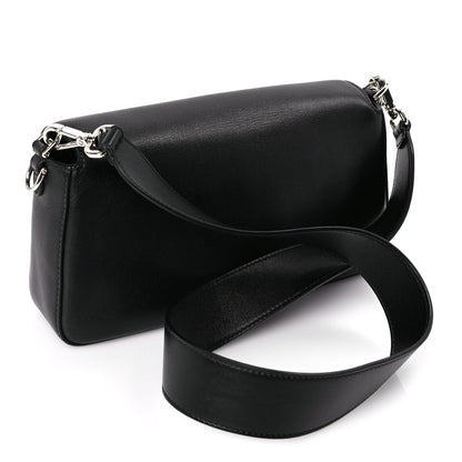 Fendi FENDI X MARC JACOBS Nappa Logo Medium Baguette Black 2 of 8