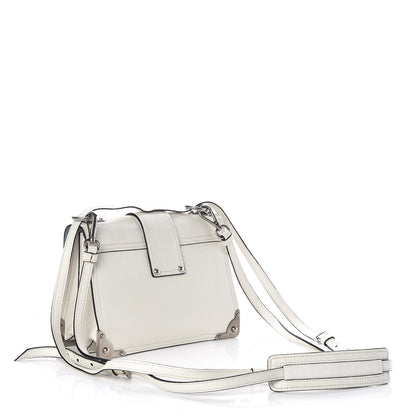 Prada Glace Calfskin Large Soft Cahier Bag White 3 of 8