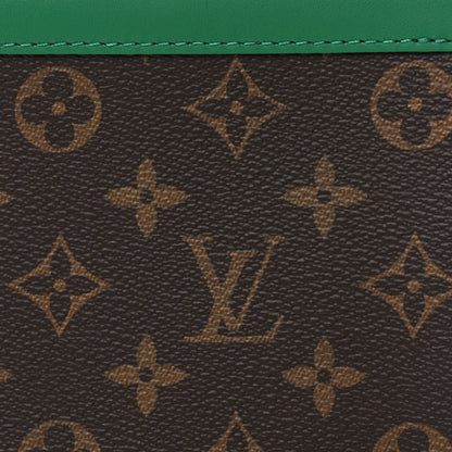 Louis Vuitton Monogram Macassar Pochette Voyage MM Borneo Green 6 of 8