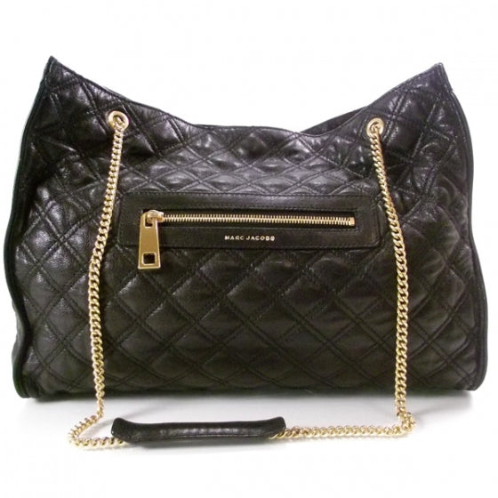 Leather Quilted Julie Black