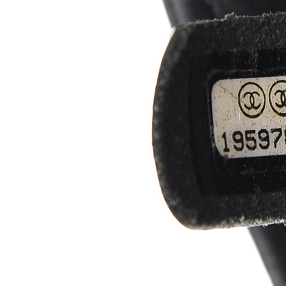 Chanel Calfskin Stitched Quilted Flap Black 7 of 8