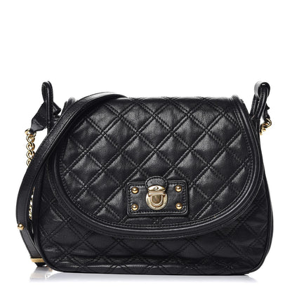 Marc Jacobs Lacquered Lambskin Cooper Black 1 of 12