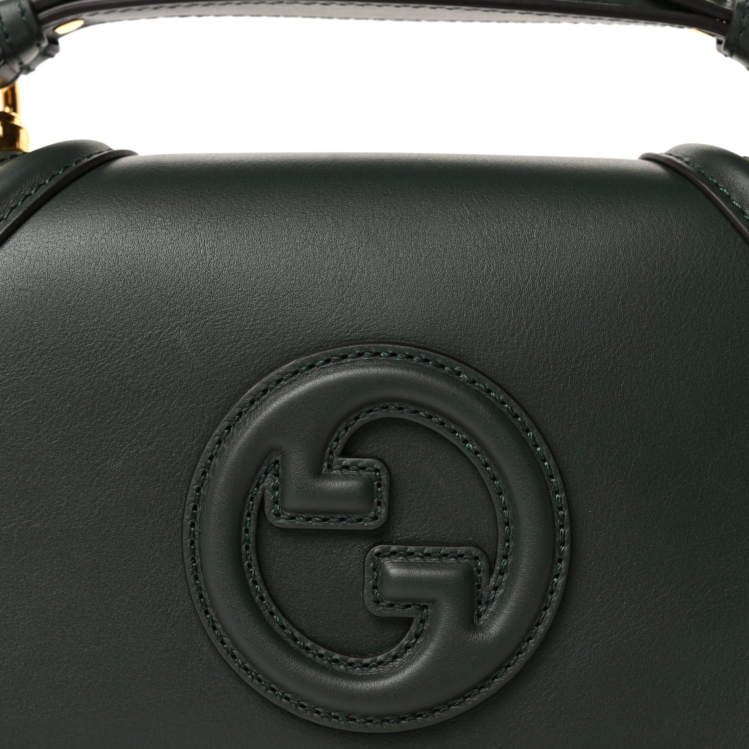 Gucci Roxy Calfskin Medium Blondie Top Handle Bag Green 6 of 8