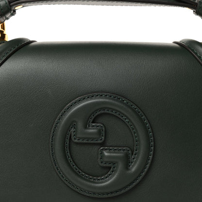 Gucci Roxy Calfskin Medium Blondie Top Handle Bag Green 6 of 8
