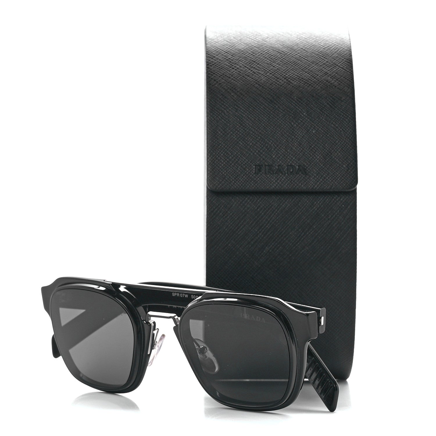 Prada Sunglasses SPR 07W Black 8 of 8