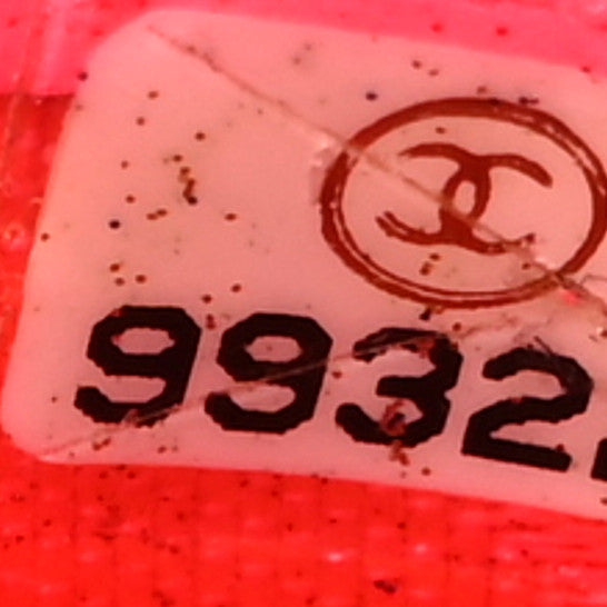 Calfskin Cambon Zip Around Organizer Wallet Black White