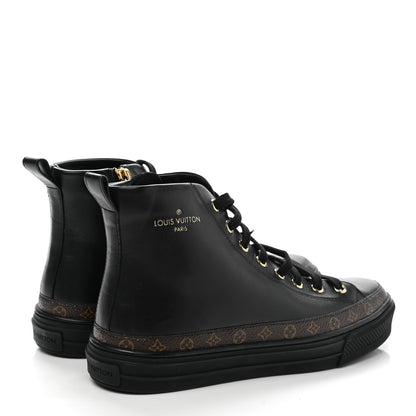 Louis Vuitton Monogram Stellar Sneaker Boots 36 Black 4 of 7