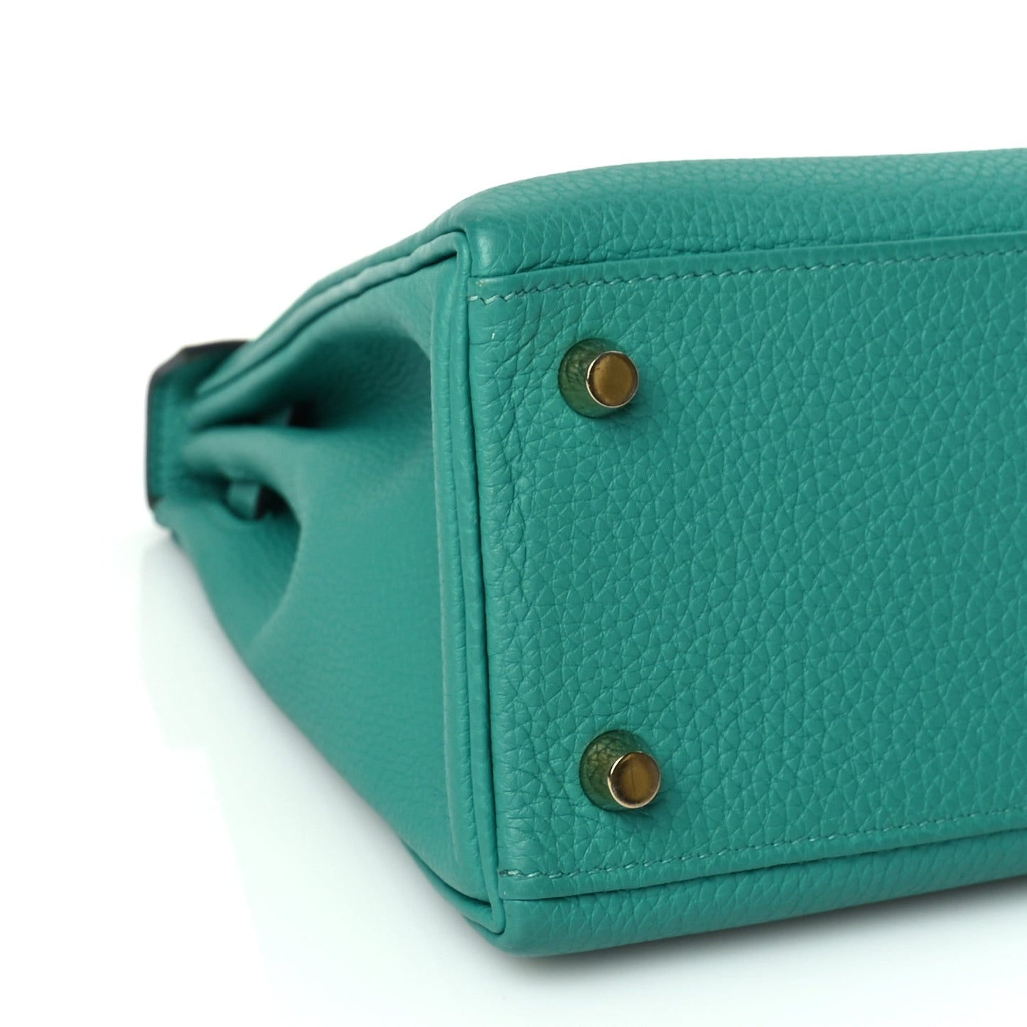 HERMES Togo Kelly Retourne 25 Vert Verone