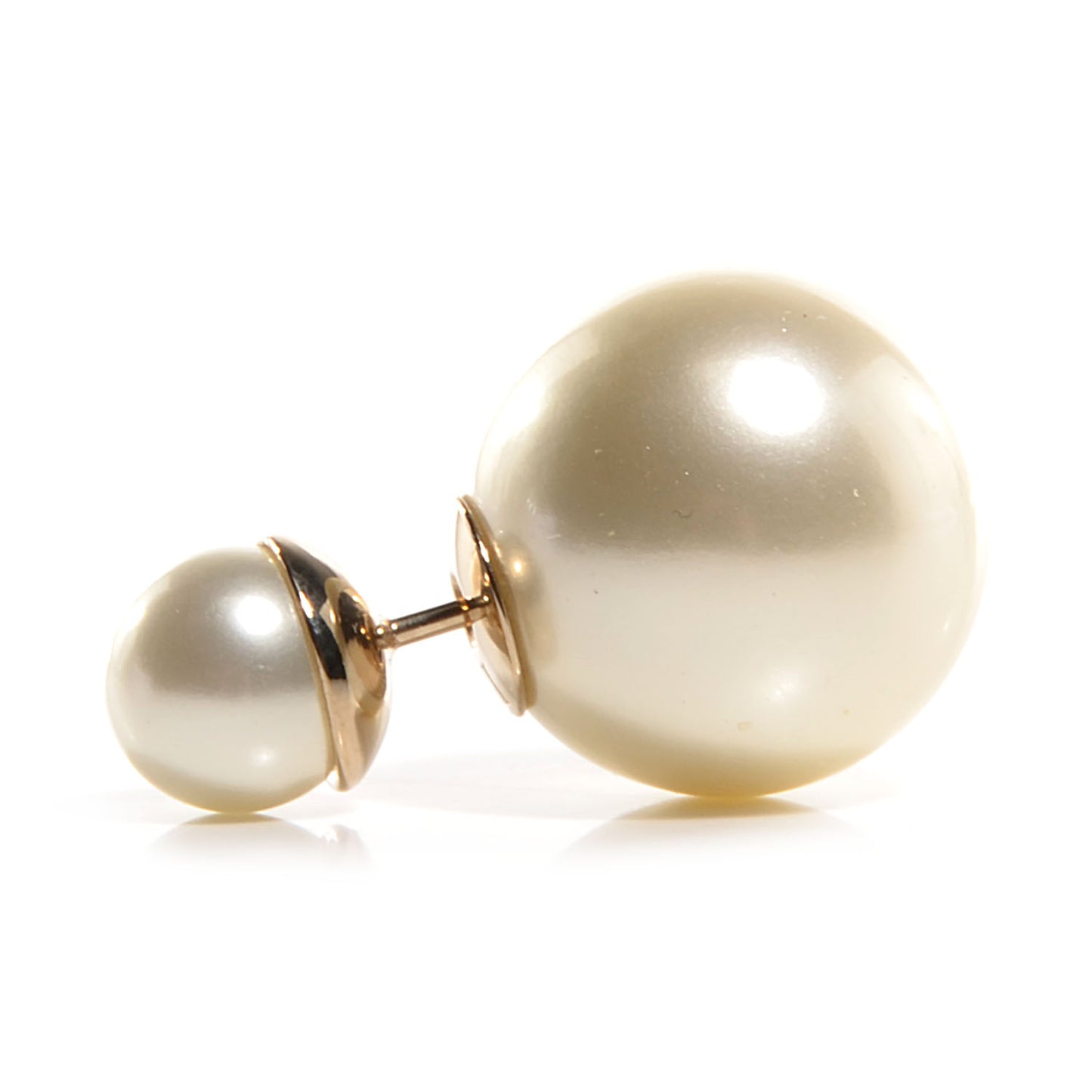 Mise En Dior Tribal Earrings Cream