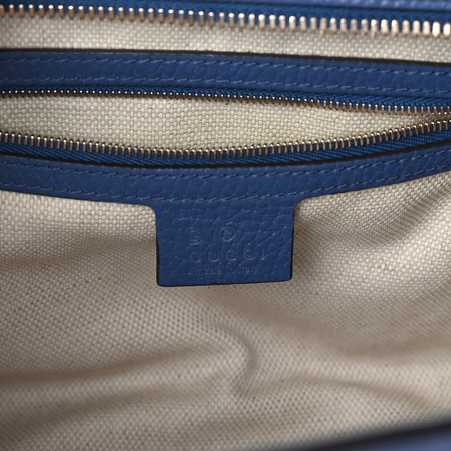 Gucci Dollar Calfskin Medium Soho Top Handle Satchel Caspian 5 of 8