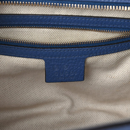 Gucci Dollar Calfskin Medium Soho Top Handle Satchel Caspian 5 of 8