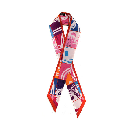 Hermes Silk Brides de Gala En Desordre Twilly 1 of 6