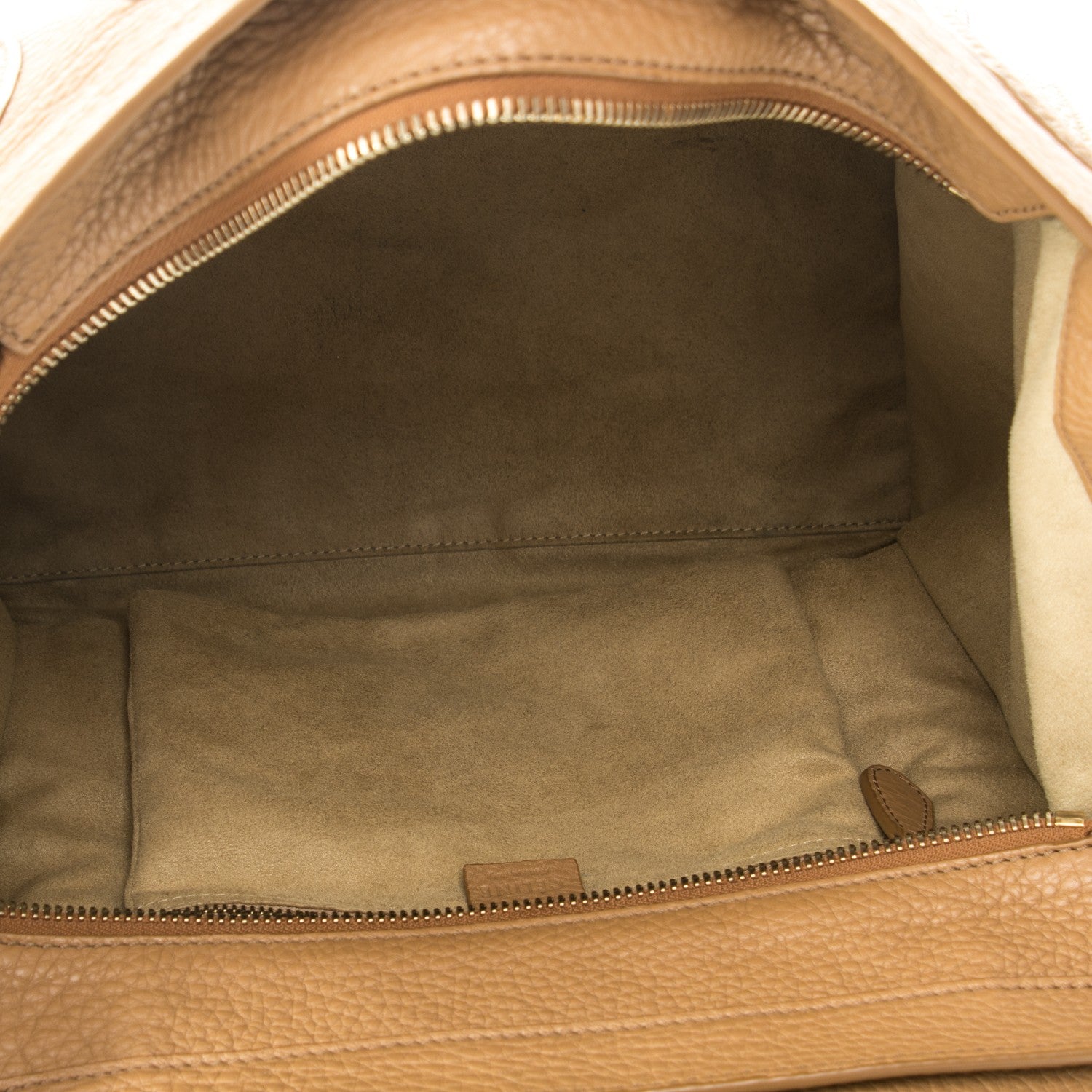 Celine Pebbled Calfskin Mini Luggage Camel 5 of 8