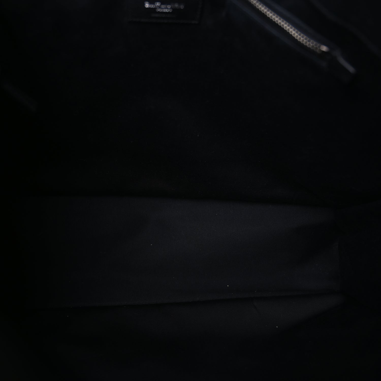 Saint Laurent Raffia Linen Calfskin Rive Gauche Tote  Naturale Black 4 of 7