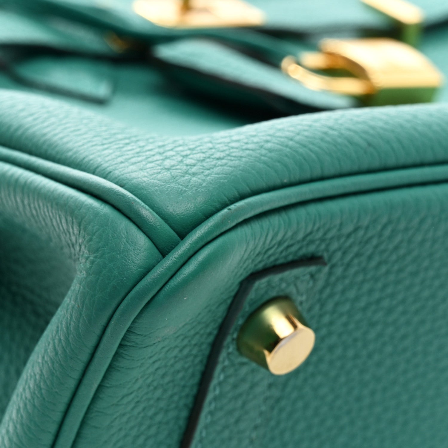 Hermes Togo Birkin 25 Vert Verone 9 of 12