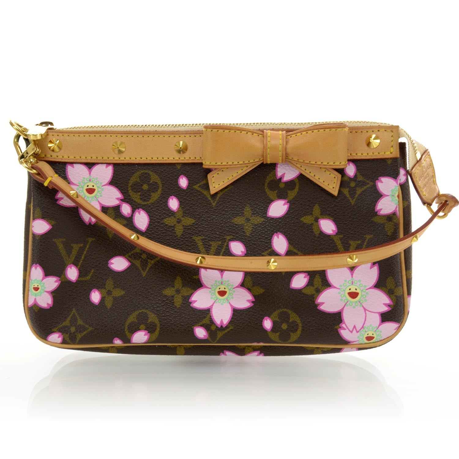 Louis Vuitton Monogram Cherry Blossom Pochette Accessories Brown 1 of 7