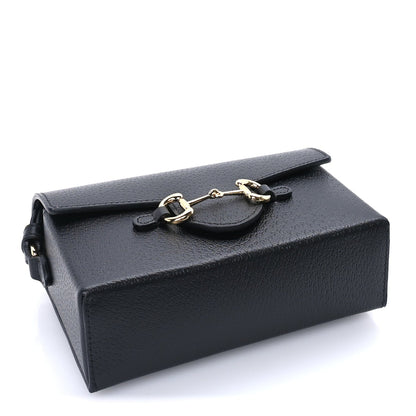 Gucci Calfskin Horsebit 1955 Shoulder Bag Black 3 of 7