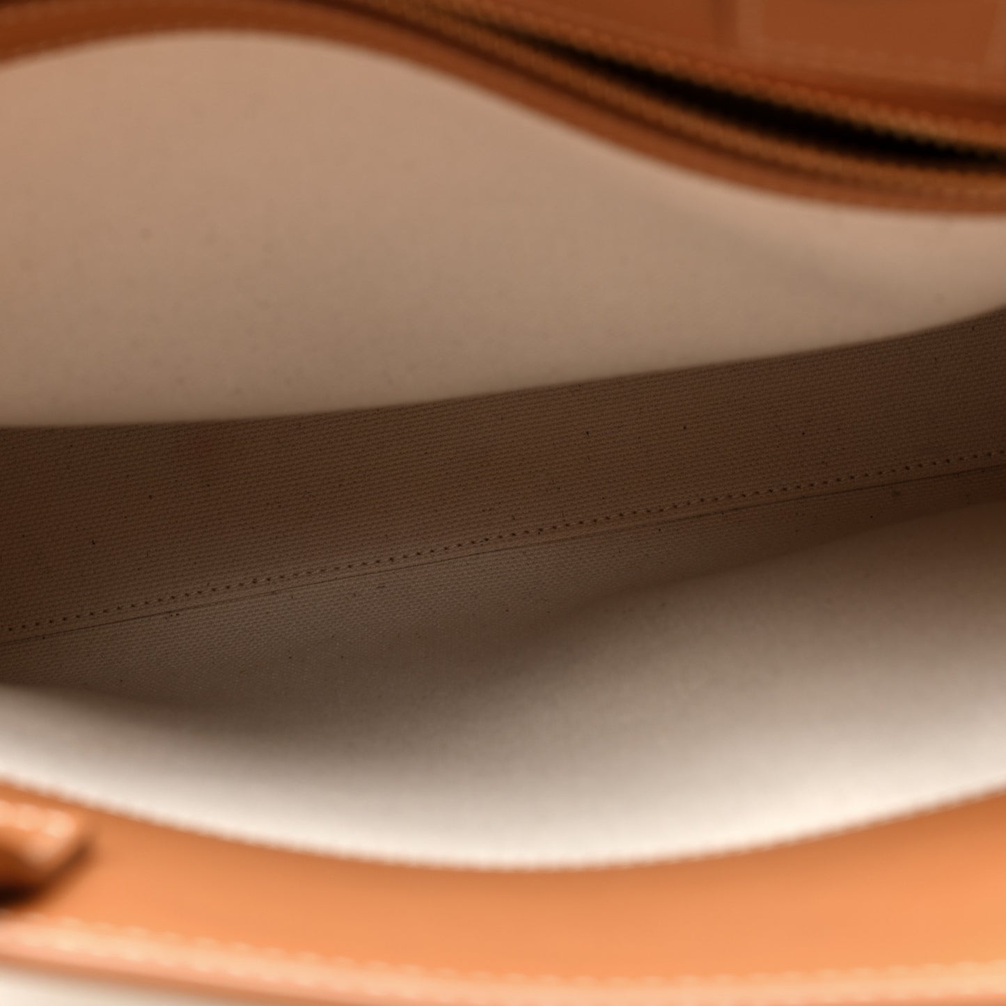 Canvas Calfskin Logo Print Small Vertical Cabas Natural Tan